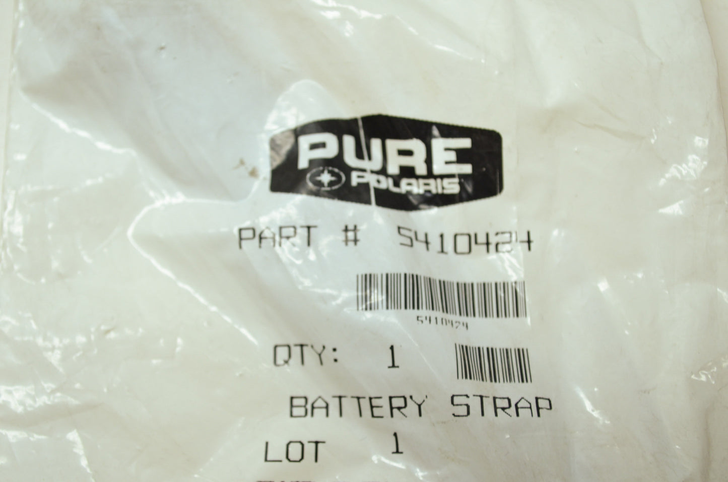 OEM Polaris 5410424 Battery Hold-Down Strap NOS