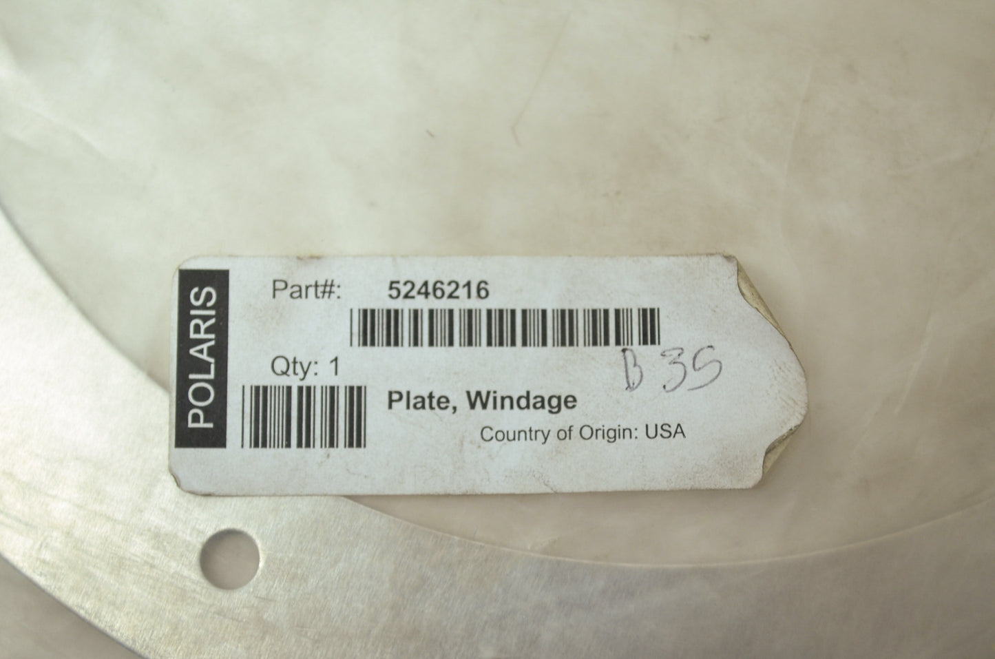 NEW OEM Polaris Windage Plate PRO X Indy Classic Edge Supersport XC 5246216 NOS