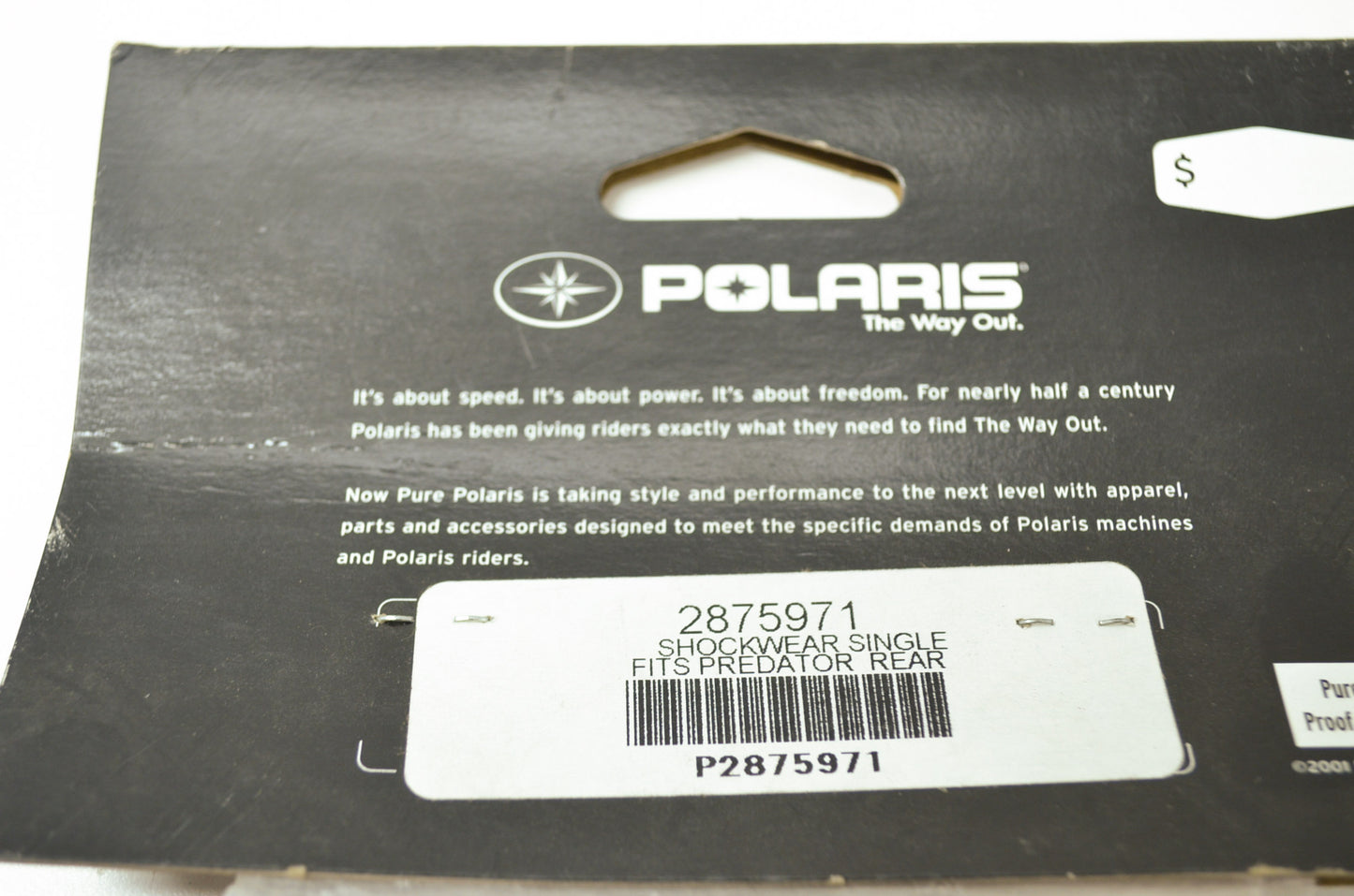 NEW OEM Polaris Shock Sleeve Predator Outlaw 500 525 2875971 NOS
