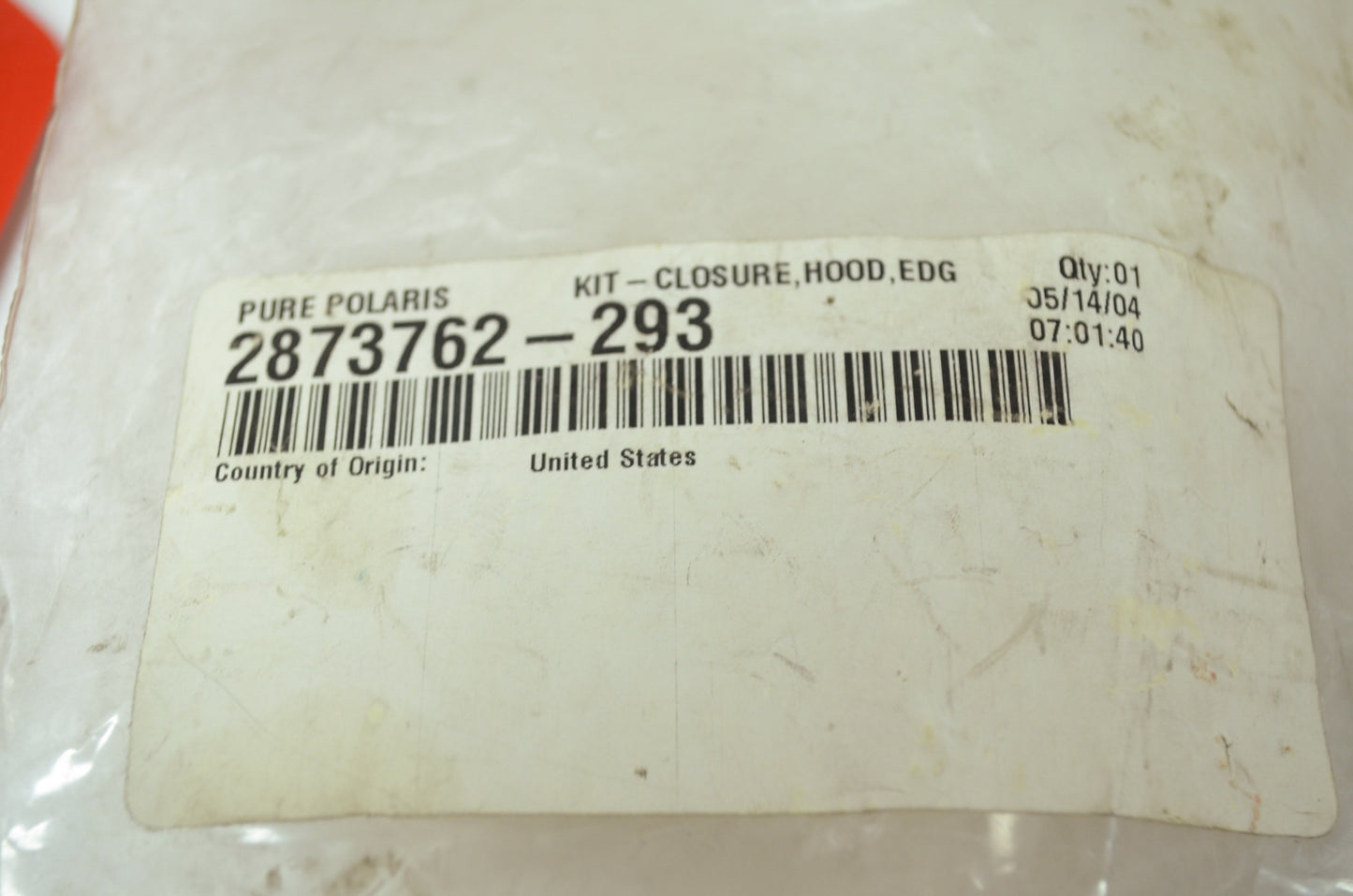 NEW OEM Polaris Hood Screen Kit Indy Red 2873762-293 NOS
