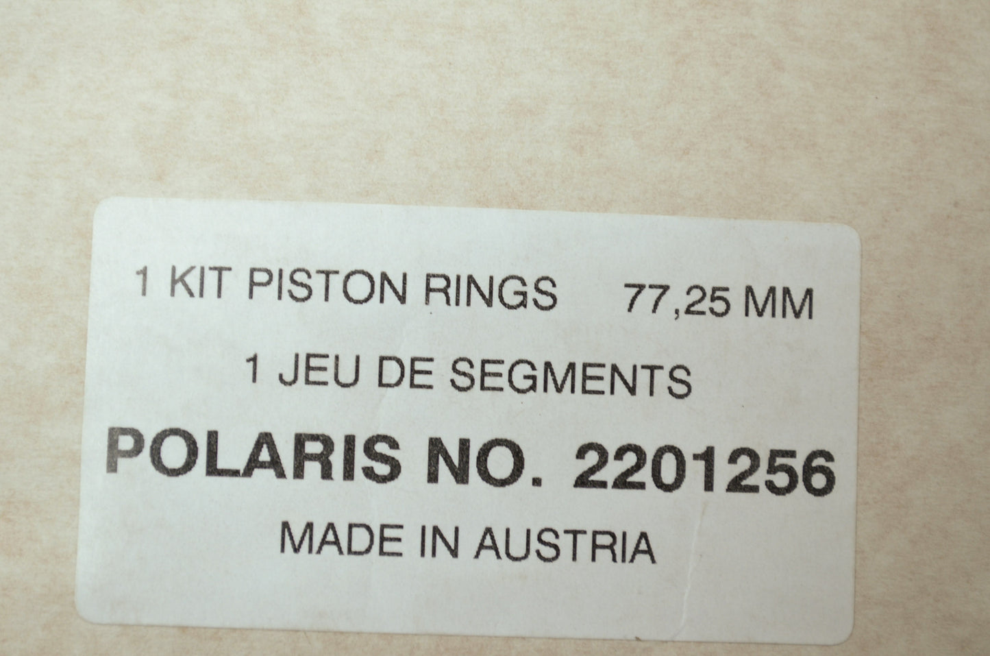 NEW OEM Polaris Piston Ring XC SP Edge Touring PRO X Classic RMK 2201256 NOS
