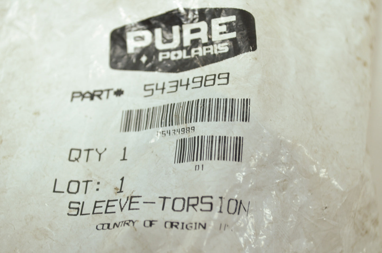 OEM Polaris 5434989 Torsion Spring Sleeve NOS