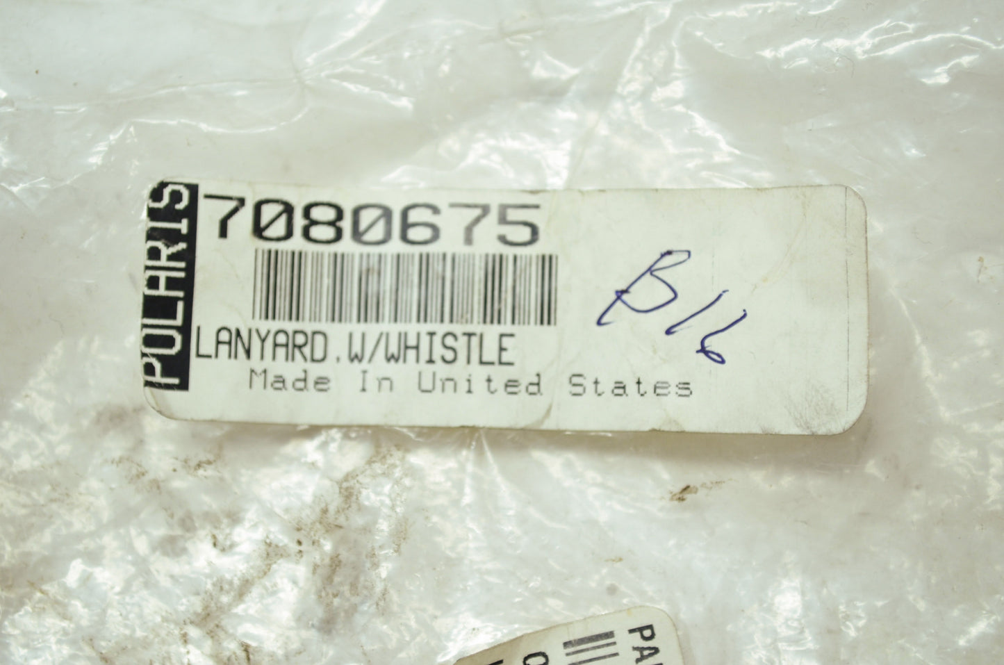 New OEM Polaris Lanyard and Whistle NOS