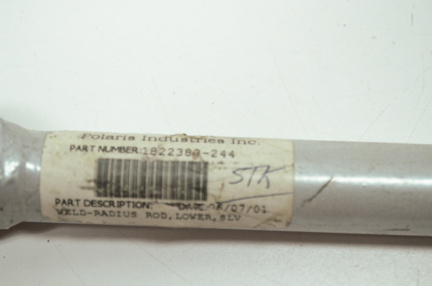 OEM Polaris 1822383-244 Black Lower Radius Rod NOS
