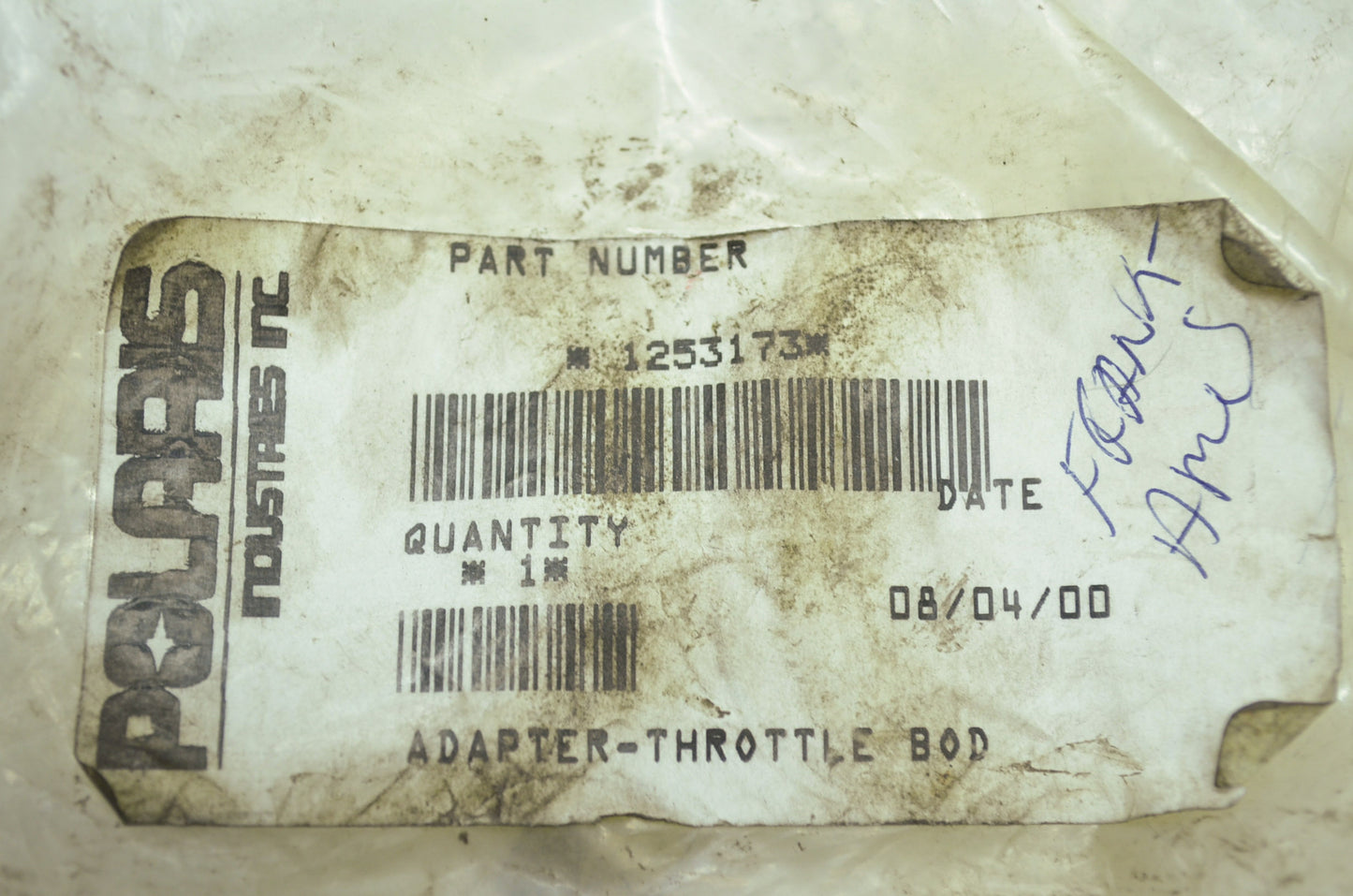 OEM Polaris 1253173 Throttle Body Adapter NOS