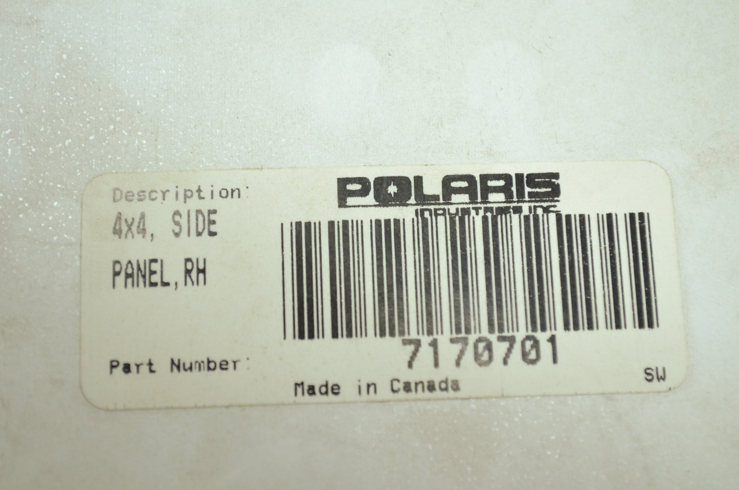 NEW OEM Polaris Right Panel Decal 2003 Sportsman 500 HO 7170701 NOS