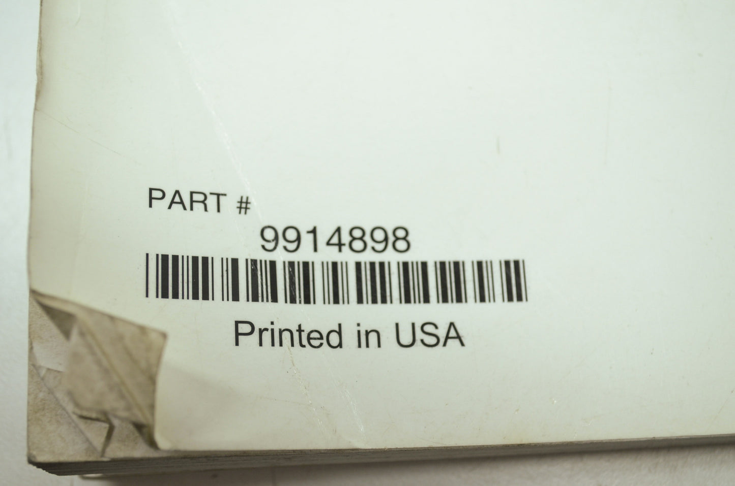 OEM Polaris 2005 Snowmobile Quick Reference Manual 9914898