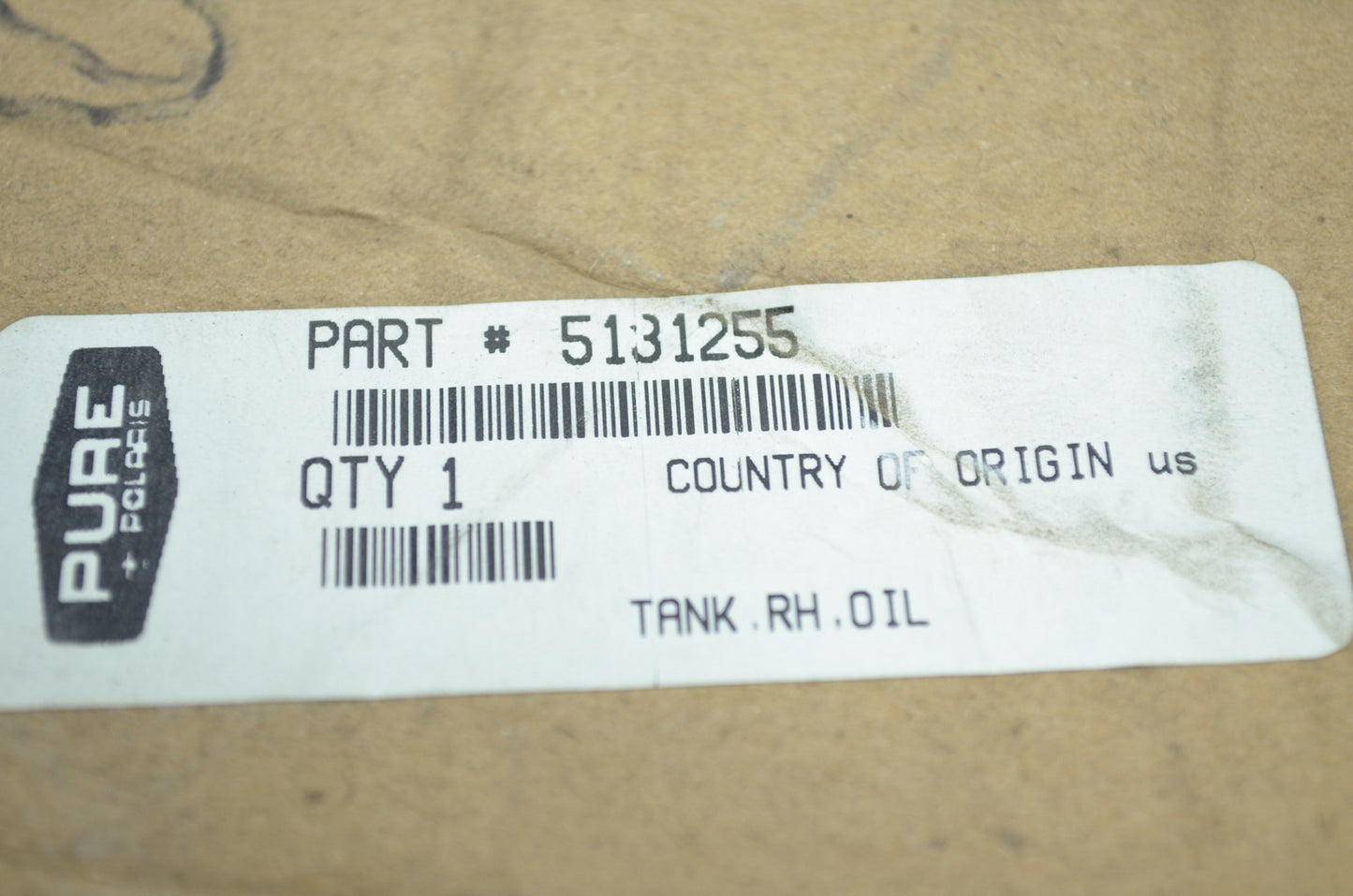 NEW OEM Polaris Right Oil Tank Sportsman 335 500 Scrambler Magnum 5131255 NOS