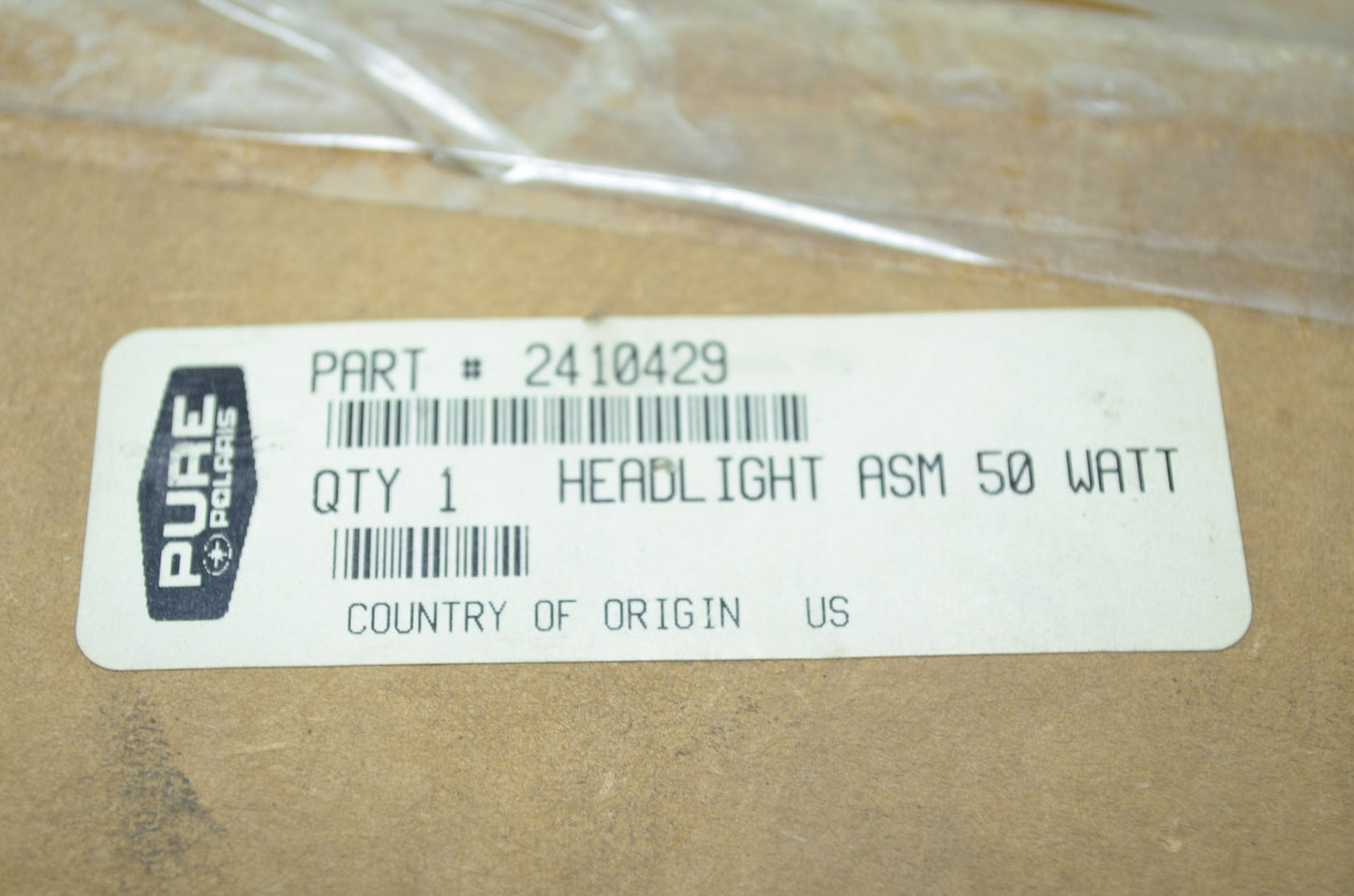 OEM Polaris 2410429 Headlight Assembly 50 Watt NOS