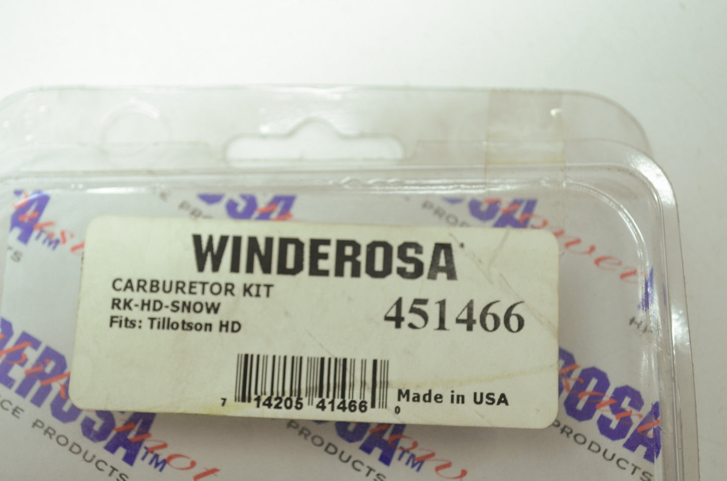 NEW Winderosa Carb Kit Tillotson HD 451466 NOS