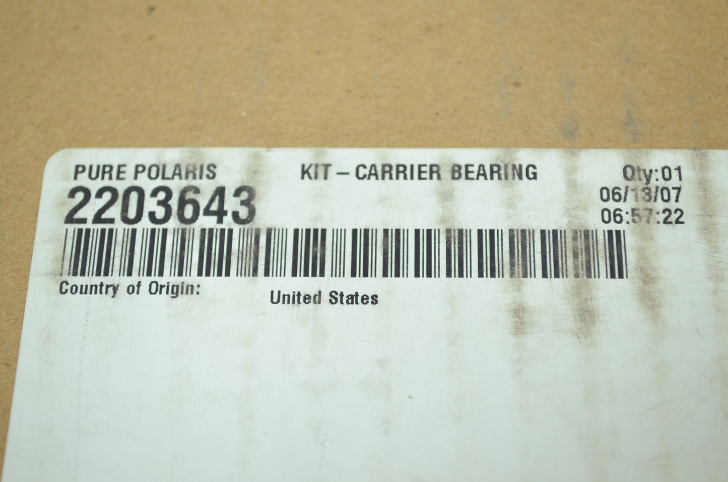 NEW OEM Polaris Front Spindles Knuckles Carrier Bearing Kit 2006 Hawkeye 2x4 4x4