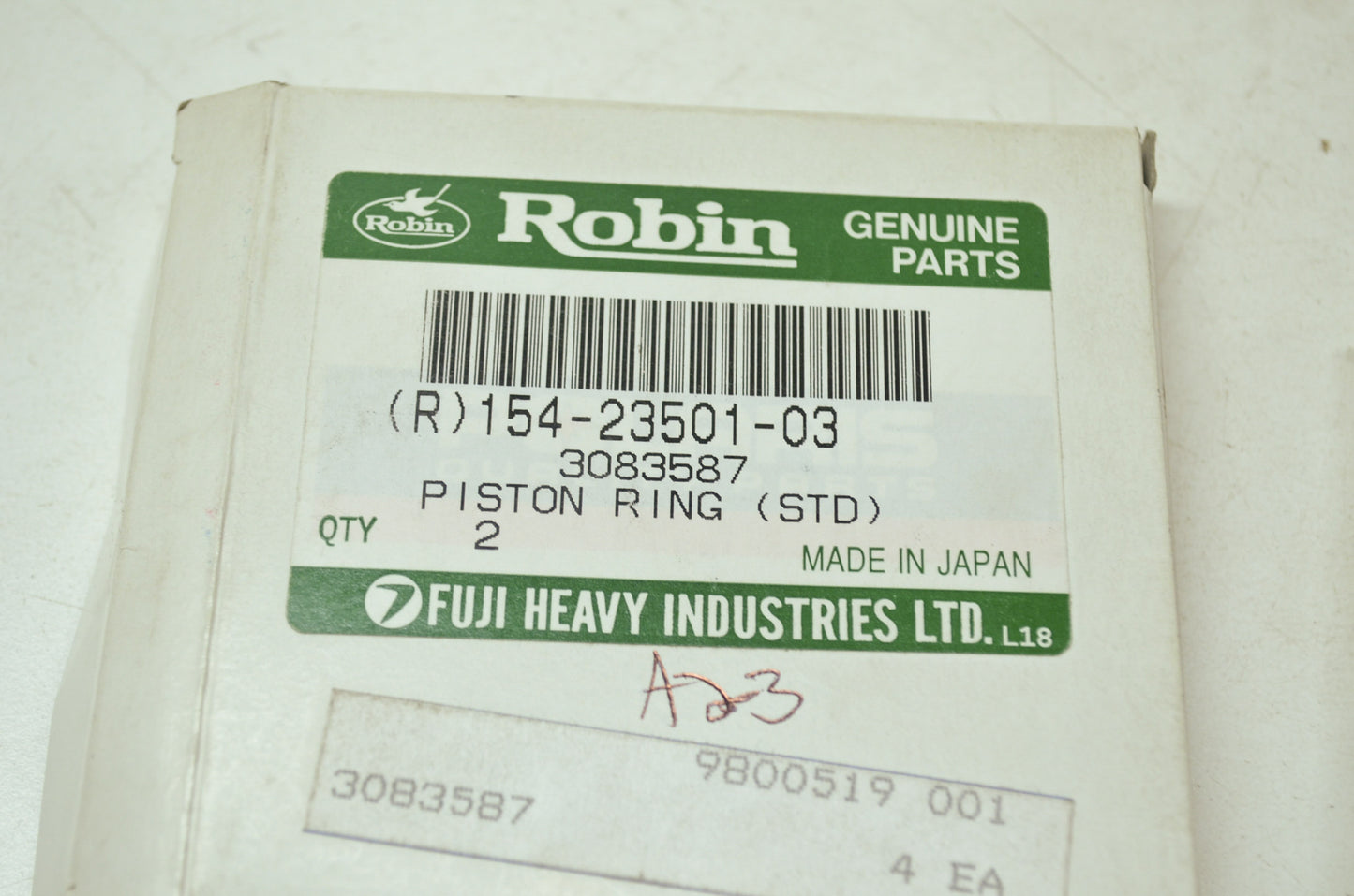 OEM Polaris 3083587 Piston Ring Set STD NOS