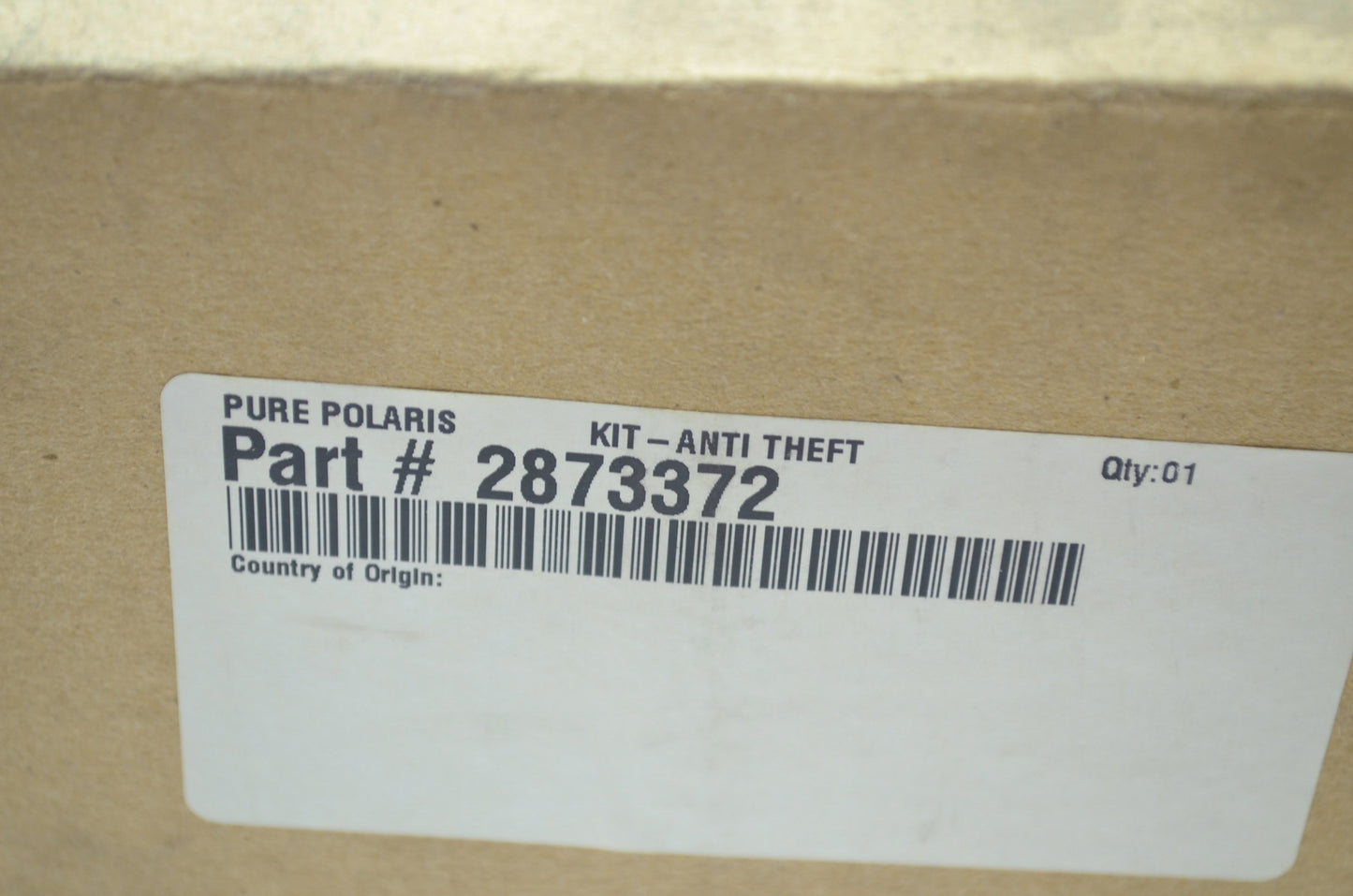 NEW OEM Polaris Anti-Theft Kit Edge GEN II Snowmobile 2873372 NOS