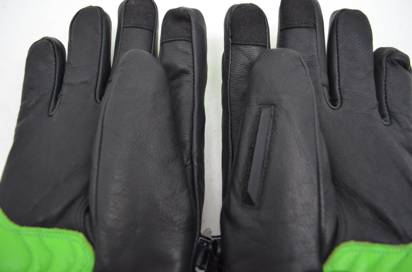 Katahdin Gear Track Leather Gloves Waterproof Hipora Liner Green Short Medium M