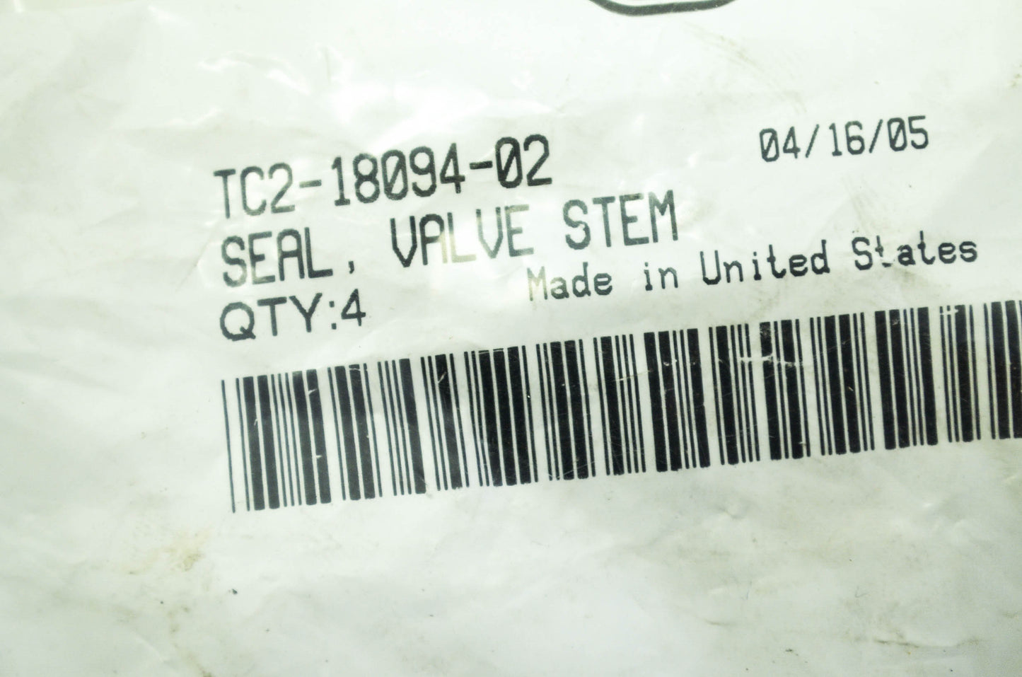 Valve Seal Kit NOS