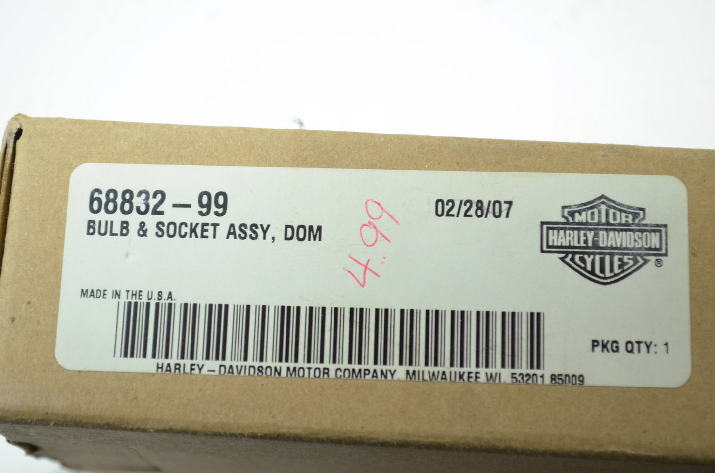 Dom Bulb & Socket Kit Road King Electra Glide NOS