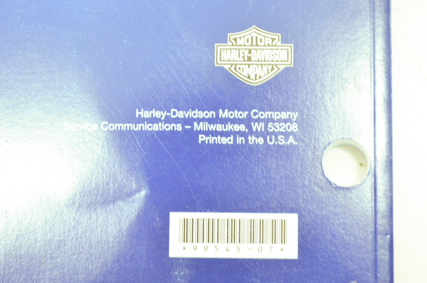 FLT Police Models 2007 Parts Catalog NOS