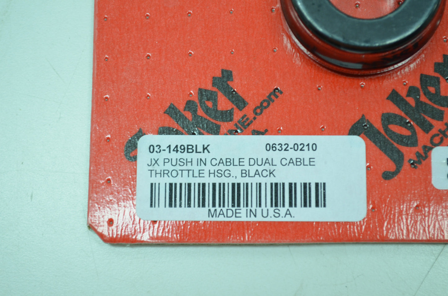 Black Dual Throttle Cable Housing NOS