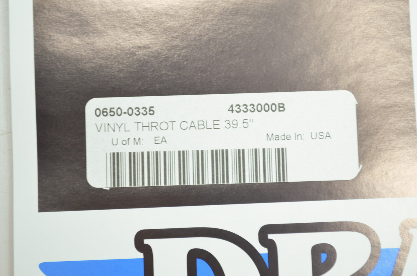 39.5' Vinyl Throttle Cable Electra Road Glide NOS