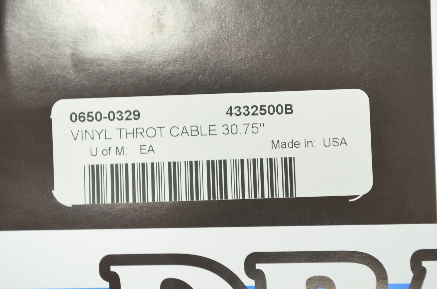 30.75' Vinyl Throttle Cable Dyna Softail NOS