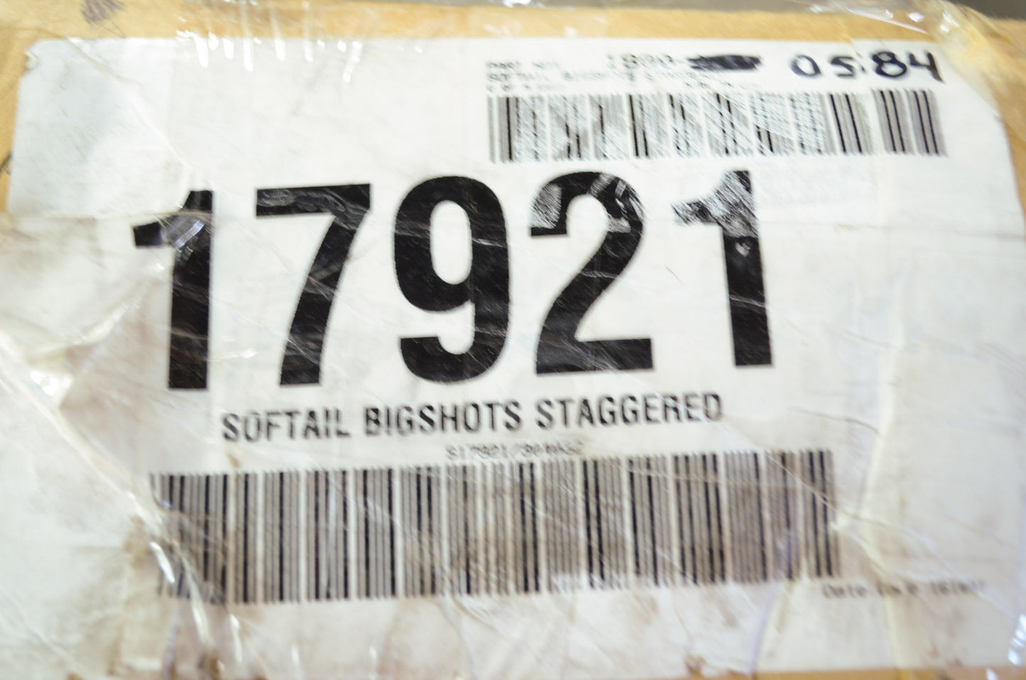 Big Shots Staggered Exhaust System 86-11 Harley Softail