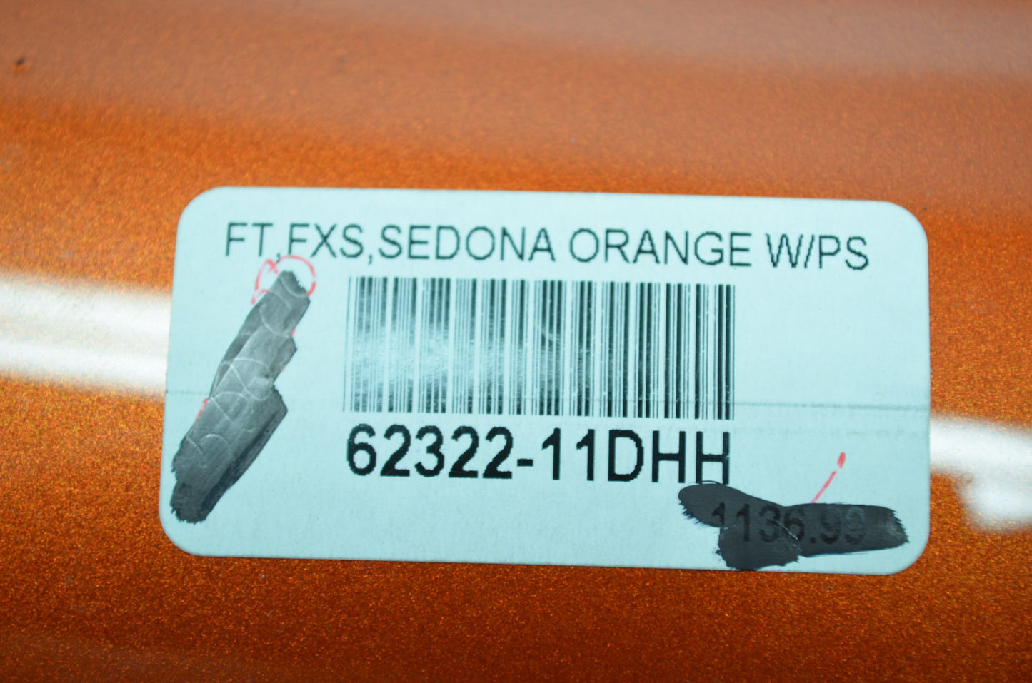 Sedona Orange Fuel Tank FT FXS NOS