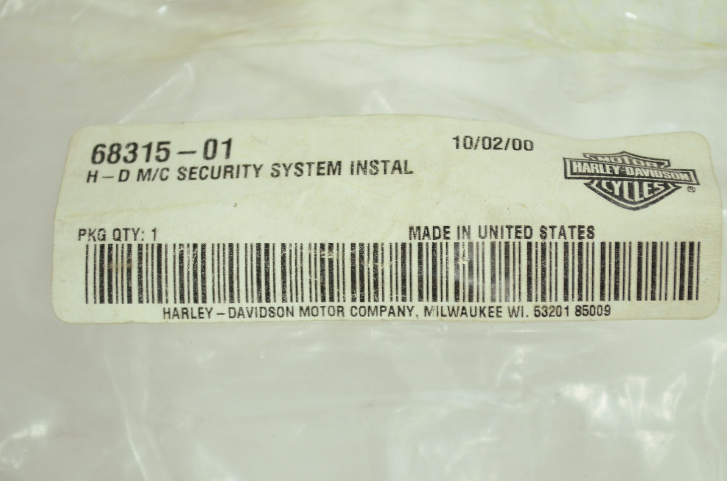 Security System Installation Kit NOS