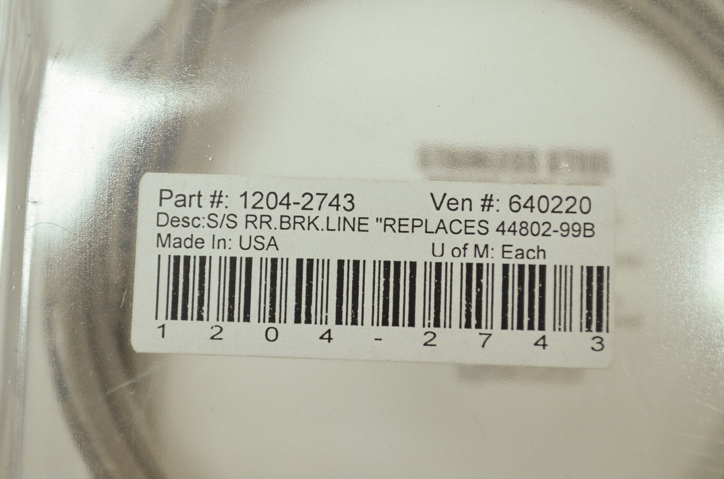 Rear Brake Line Harley Davidson FLSTC FLSTS FLSTF NOS