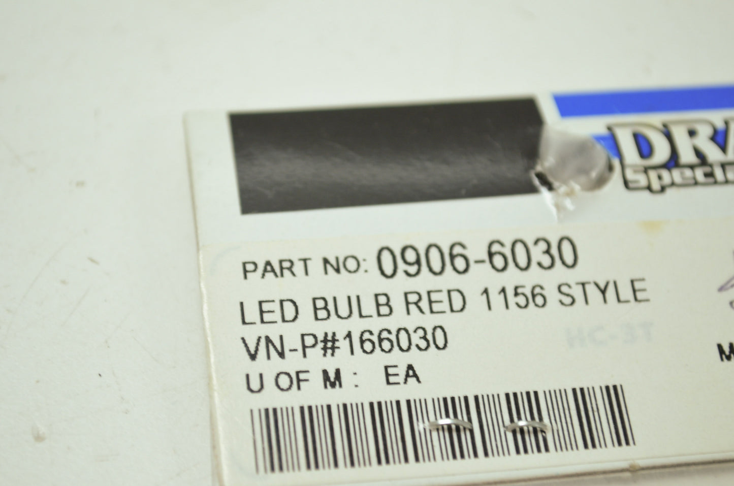 LED Bulb Red 1156 Style NOS