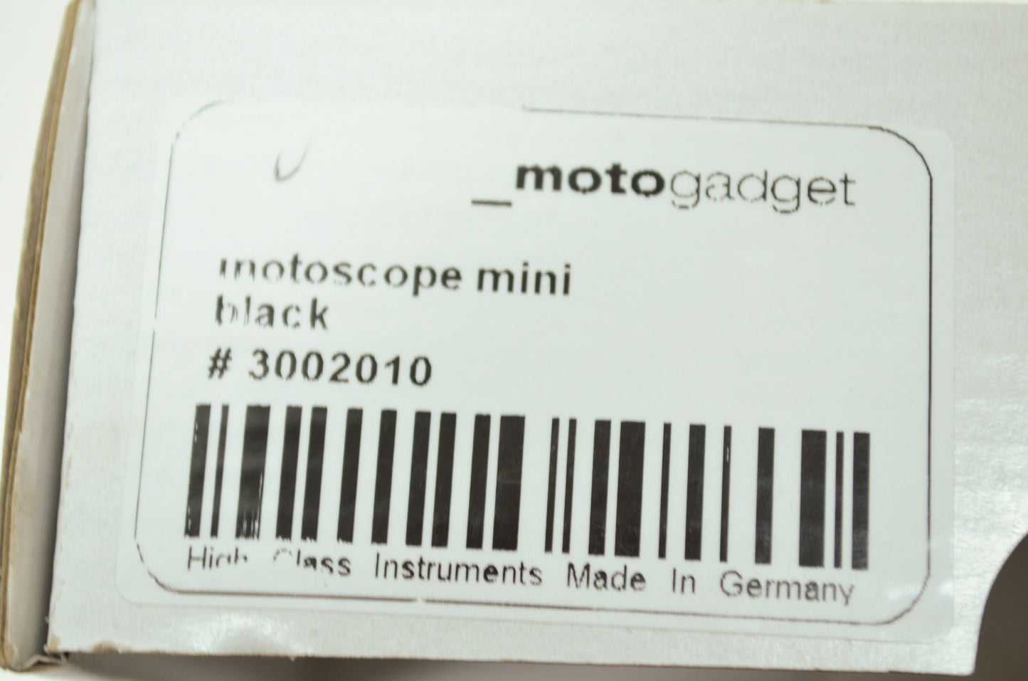 Mini Motoscope Black Gauge 2004 + Harley Davidson NOS