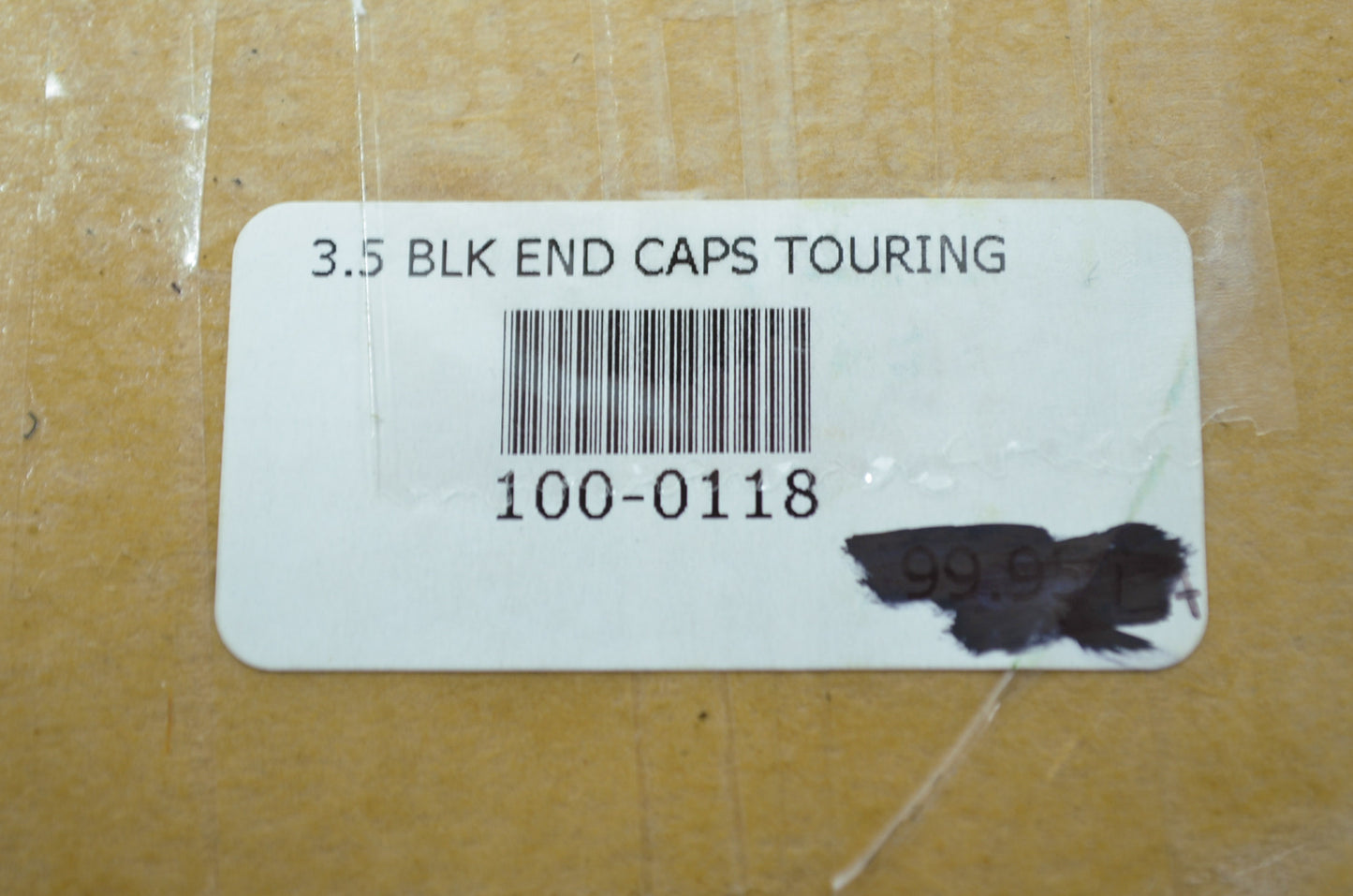 3.5 Black Touring End Caps