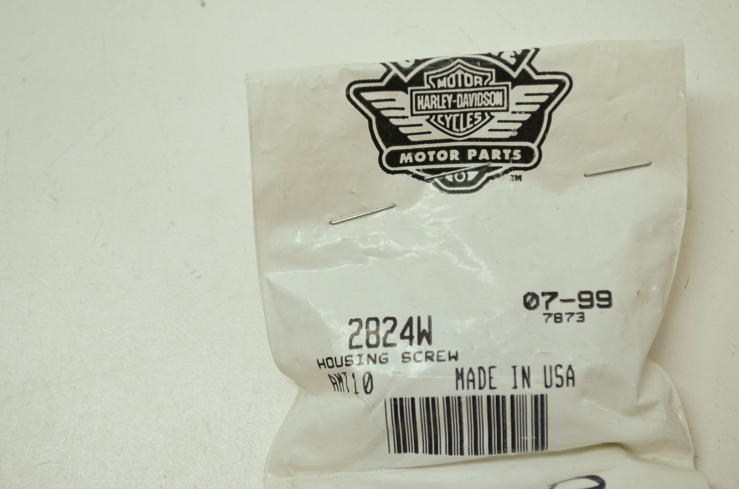 OEM Harley-Davidson 2824W Housing Screw Qty 6 NOS