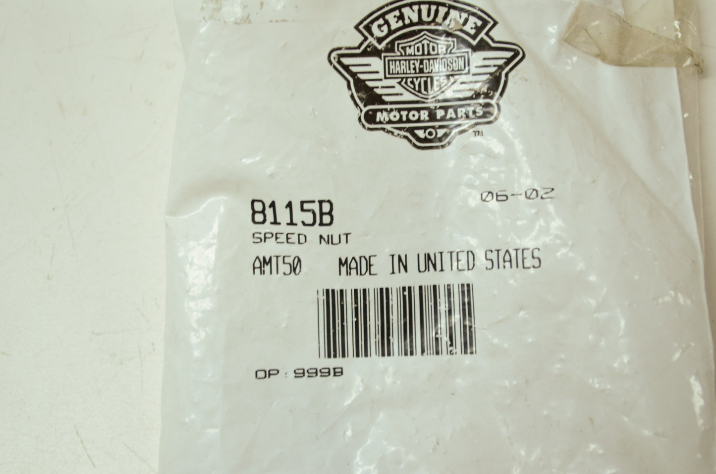 OEM Harley-Davidson 8115B Speed Nut Qty 44 NOS