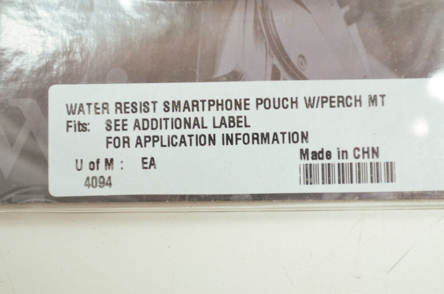 Water Resist Smartphone Pouch & Mount 1' 1-1 4' Bars NOS