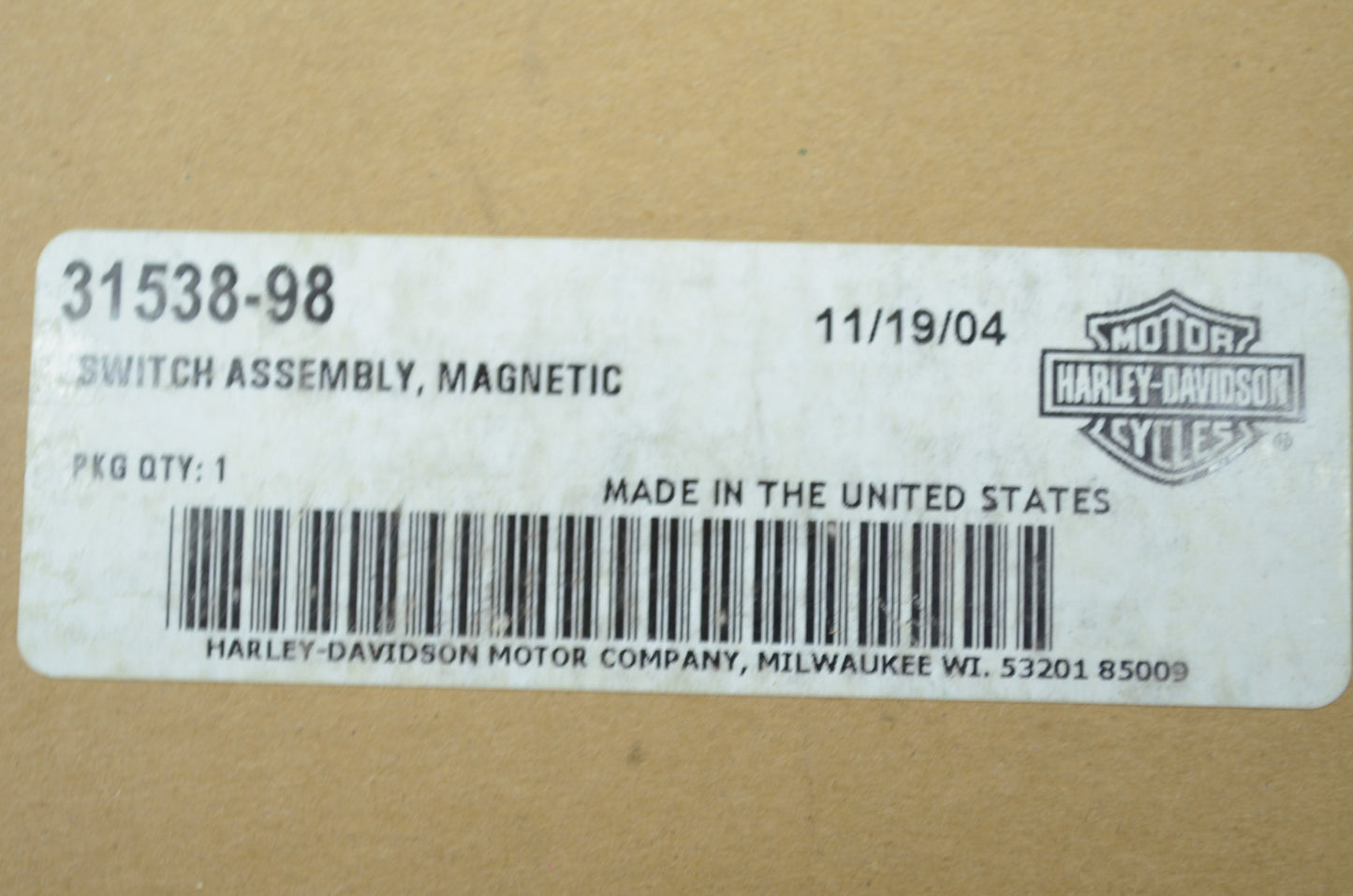 Magnetic Switch Assembly Road King Electra Softail NOS