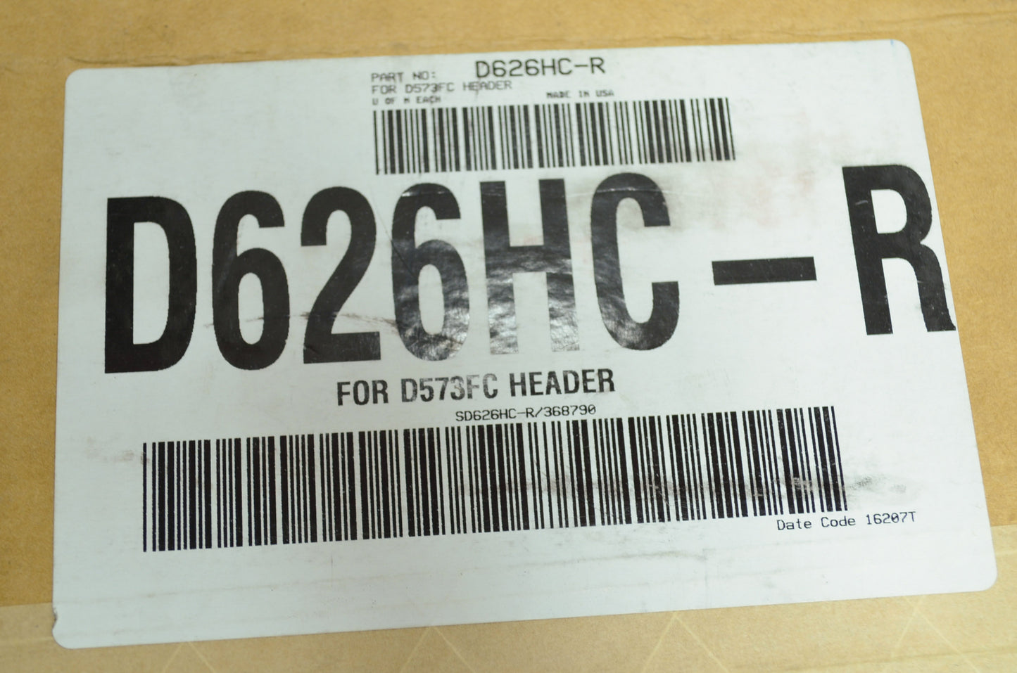 NEW Vance & Hines Header Heat Shield Harley For D573FC Header D626HC-R NOS