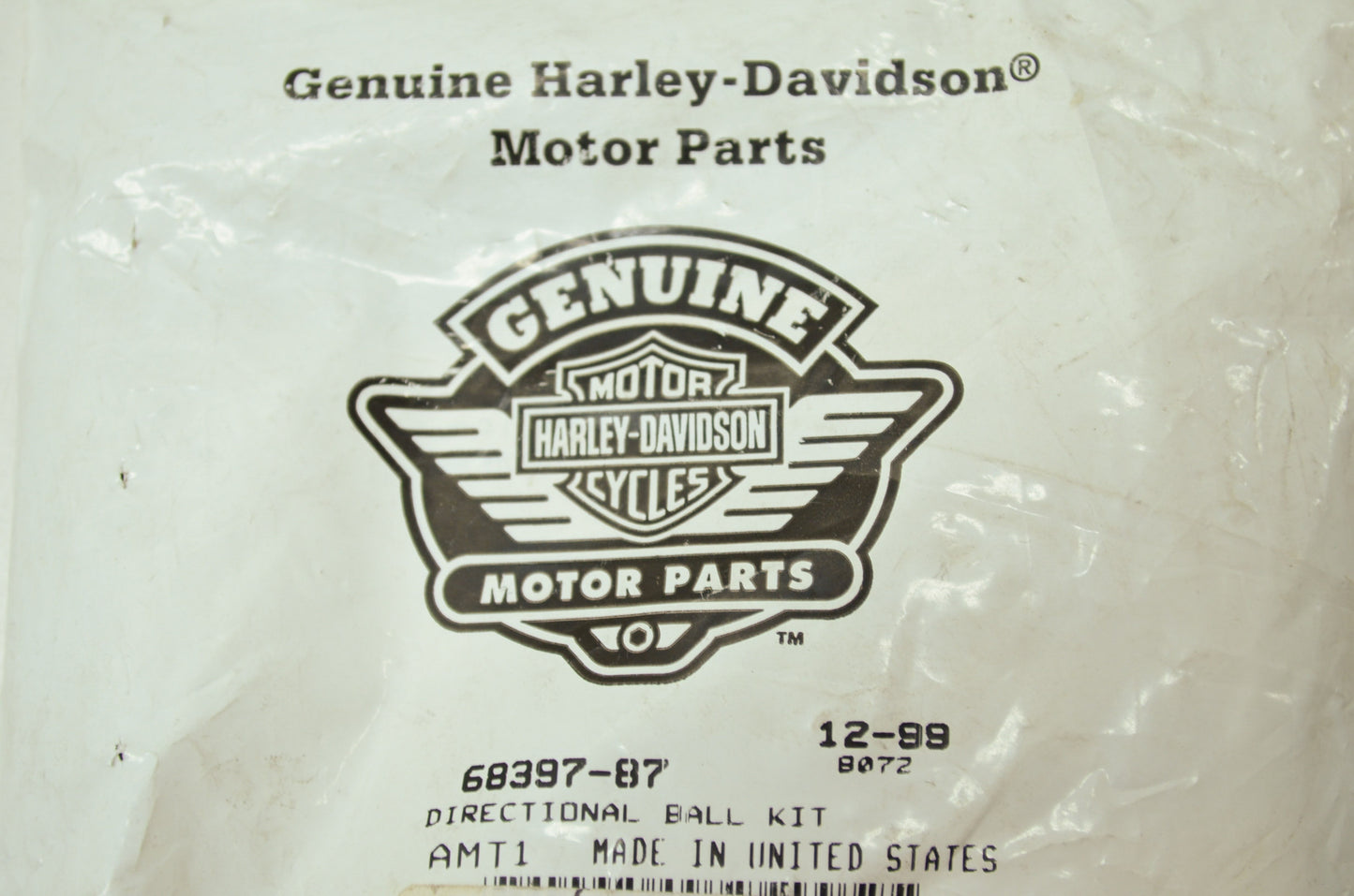 OEM Harley-Davidson 68397-87 Directional Ball Kit NOS