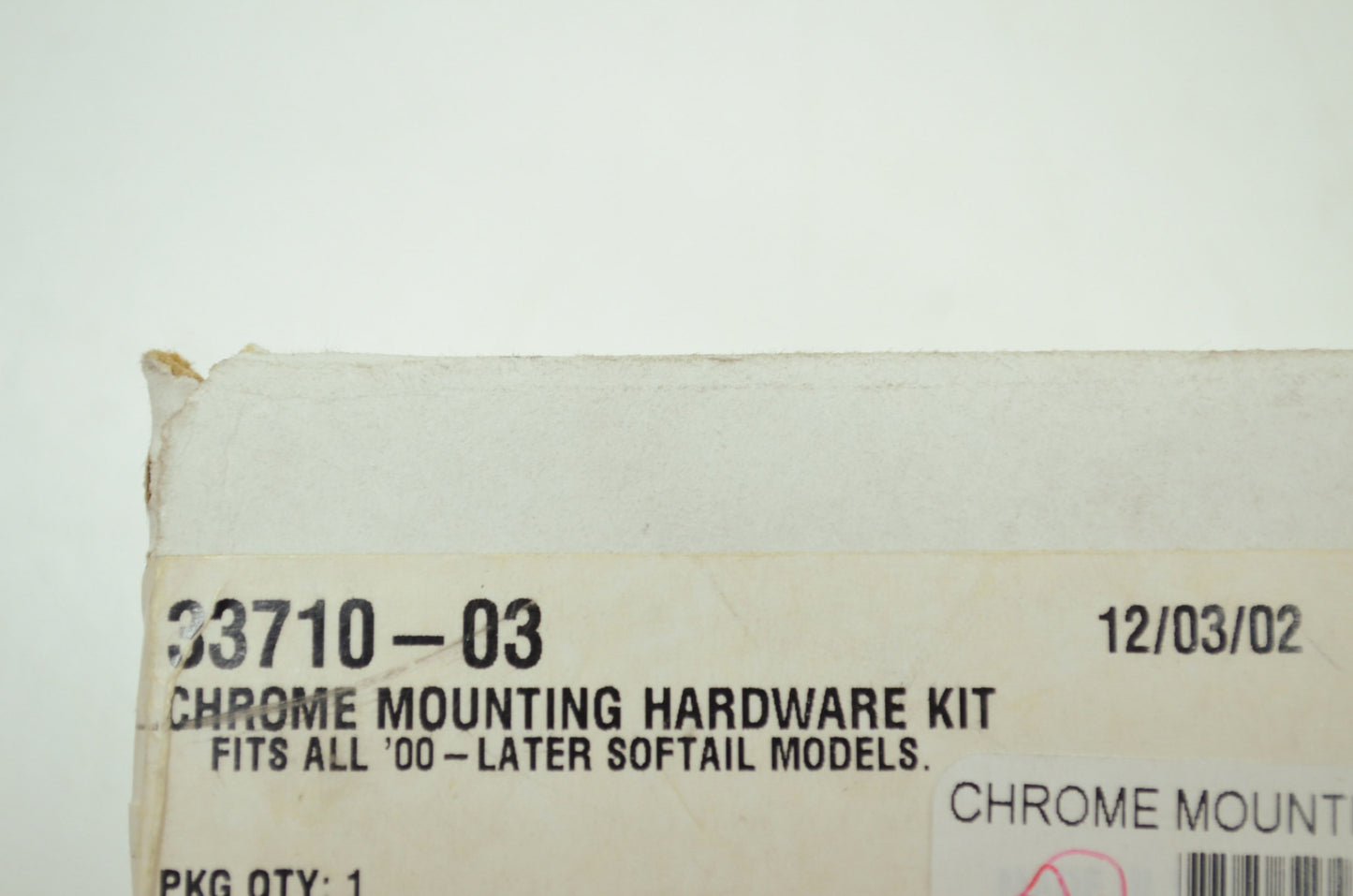 OEM Harley-Davidson 33710-03 Chrome Mounting Hardware Kit NOS