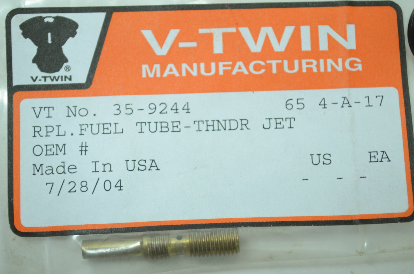 Thunder Jet Carburetor Tube XL FXR FXD FLT FLST FXST NOS