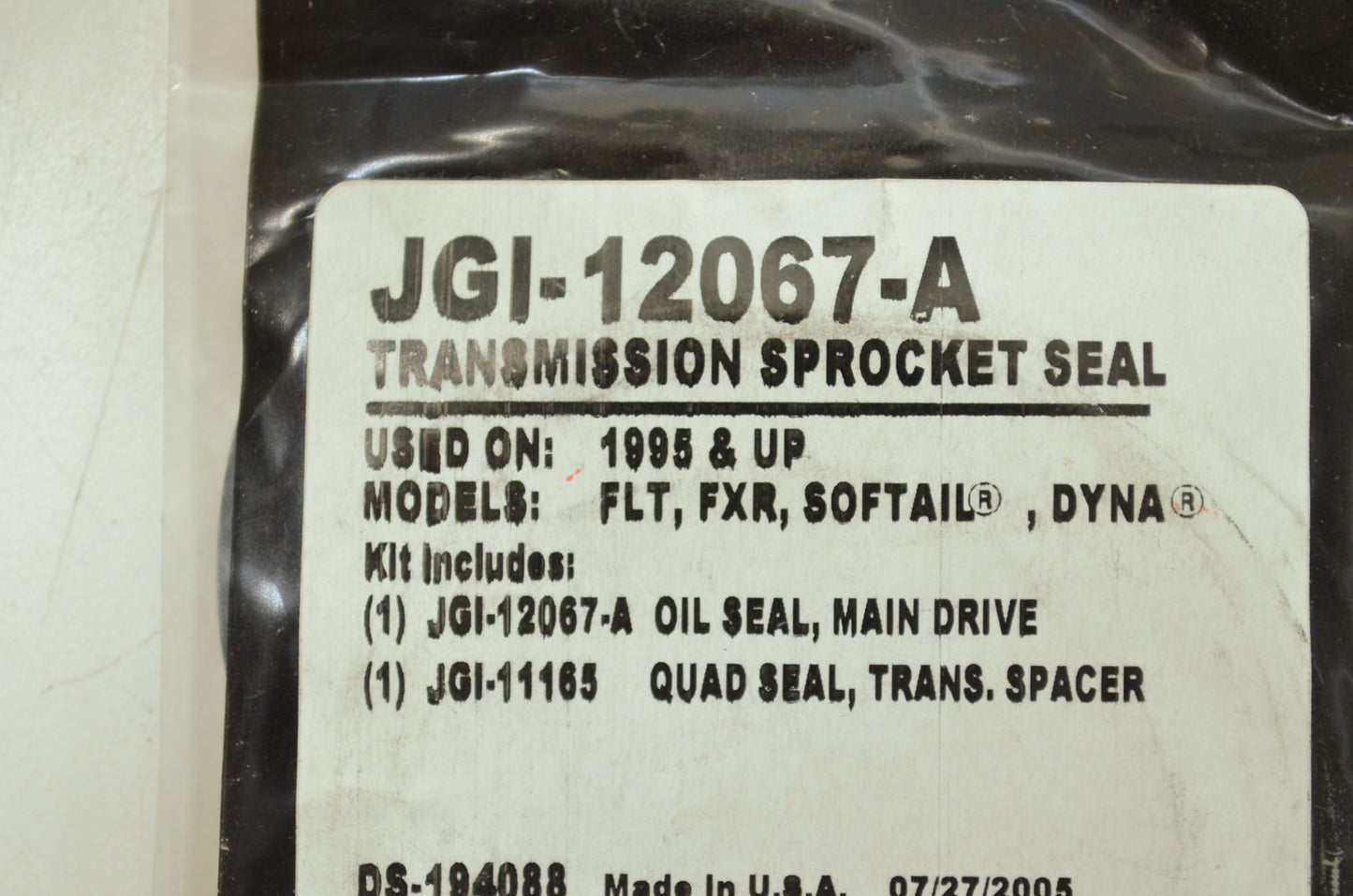 Transmission Sprocket Seal Kit NOS