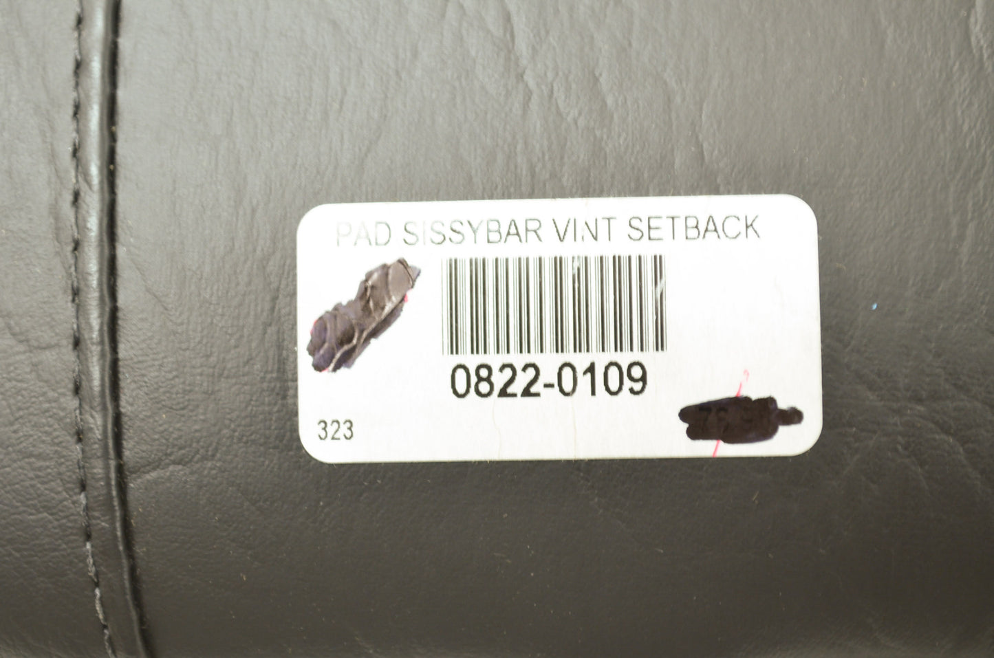 Sissy Bar Vint Set Back Pad NOS
