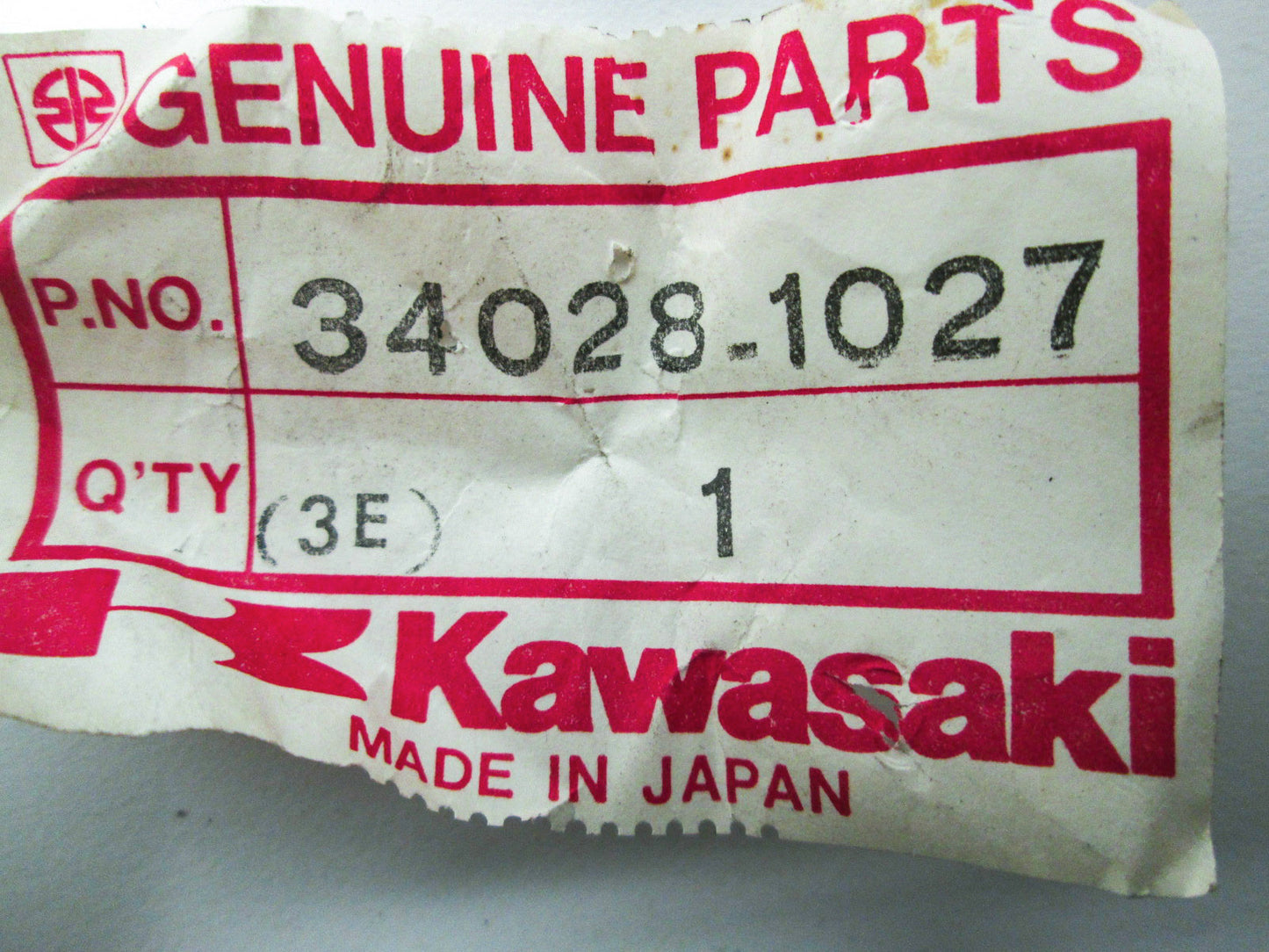 OEM Kawasaki 34028-1027 Right Hand Footrest Step NOS