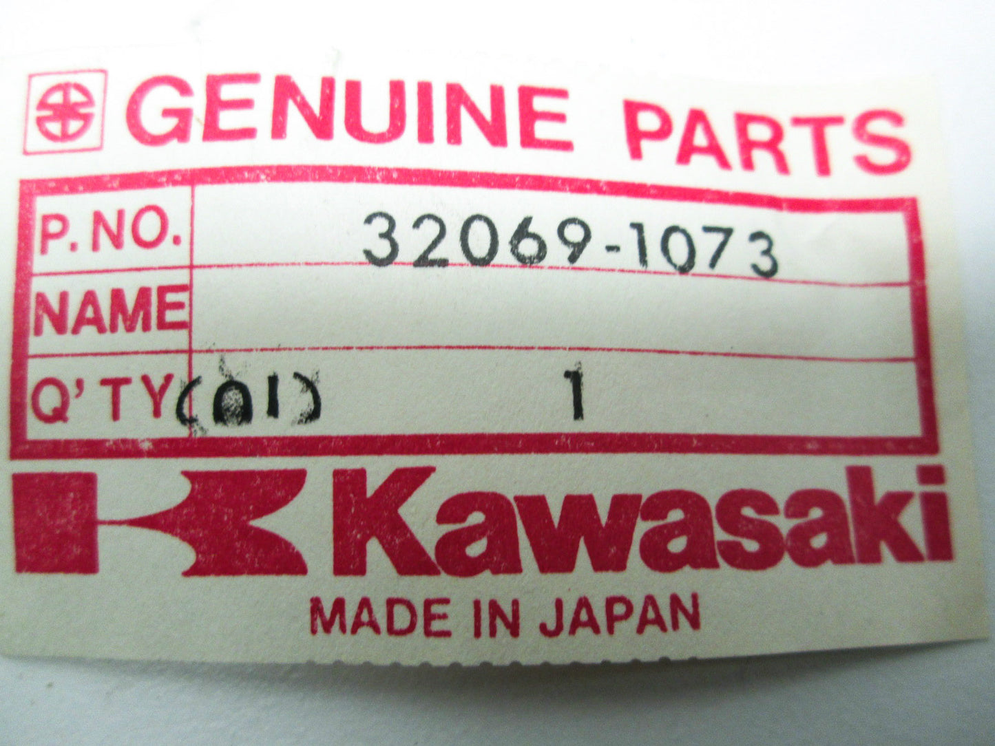 OEM Kawasaki 32069-1073 Right Hand Meter Bracket NOS