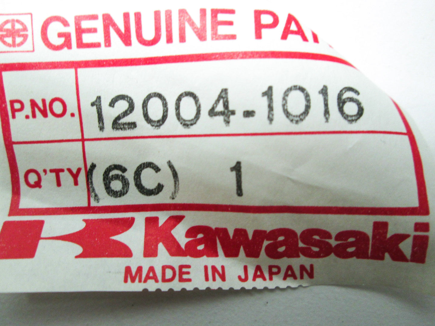 OEM Kawasaki 12004-5001 Intake Valve NOS