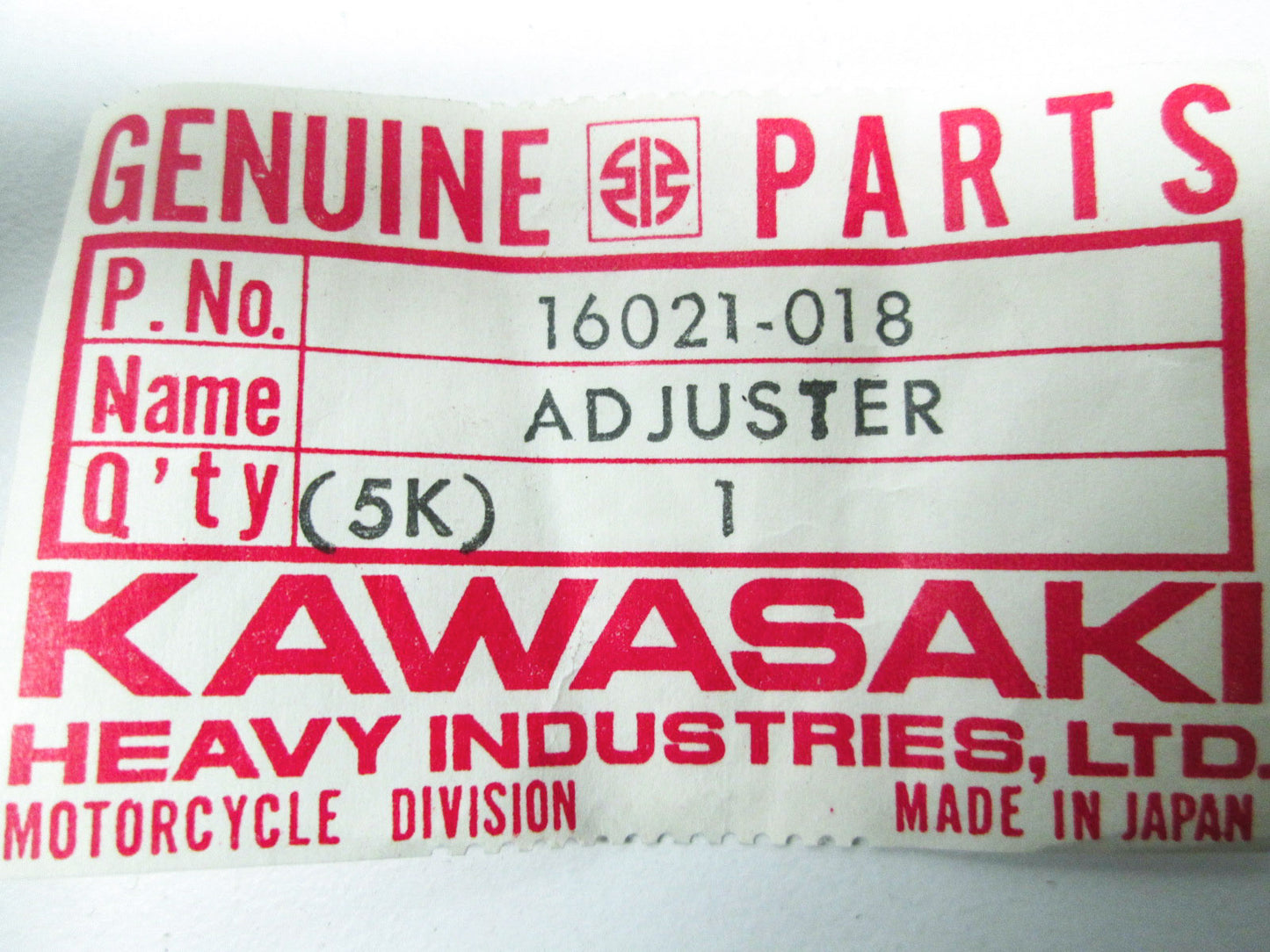 NEW OEM Kawasaki Carb Adjuster Screw 1973-1975 Z1 16021-018 NOS
