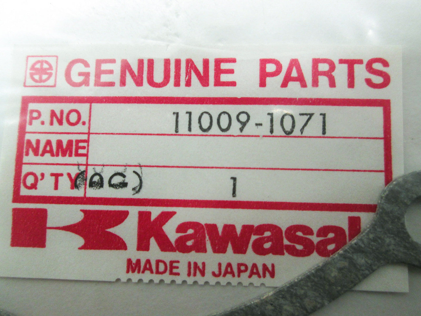 OEM Kawasaki 11009-1071 Clutch Cover Gasket NOS