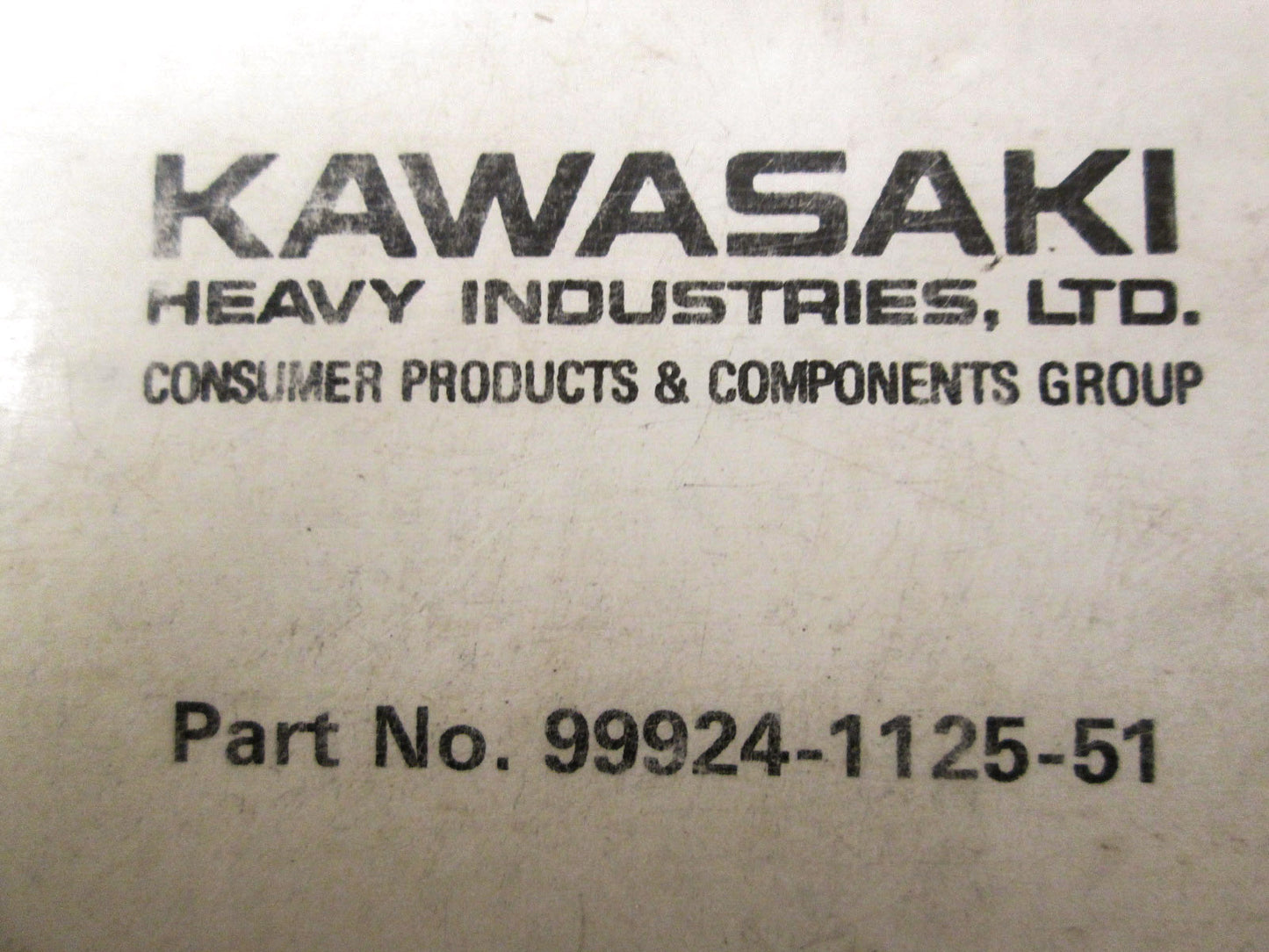 OEM Kawasaki 99924-1125-51 Service Manual Supplement EN500A