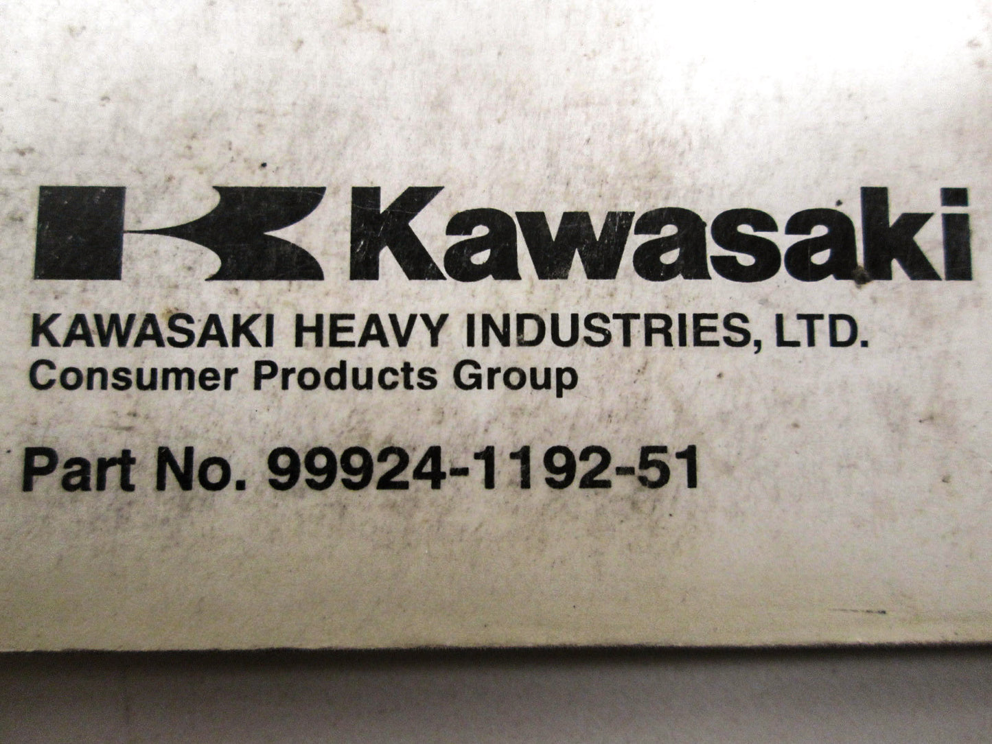OEM Kawasaki 99924-1192-51 Service Manual Supplement ZX1100F1