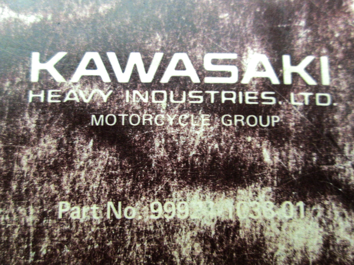 OEM Kawasaki 99924-1038-01 Service Manual Supplement ZX1100A