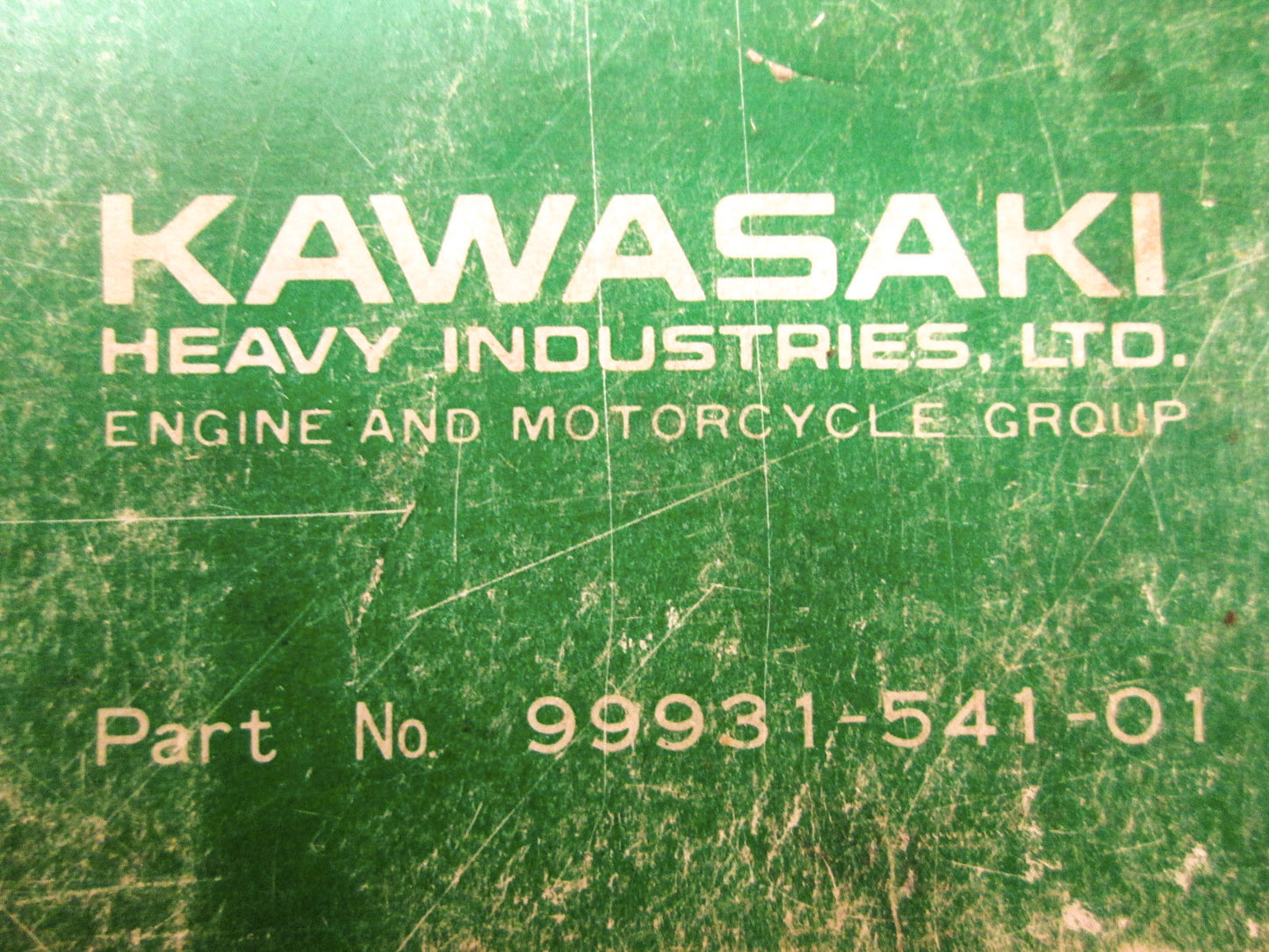 OEM Kawasaki 99931-541-01 Service Manual KZ200